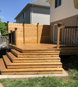 cedar deck in Cambridge